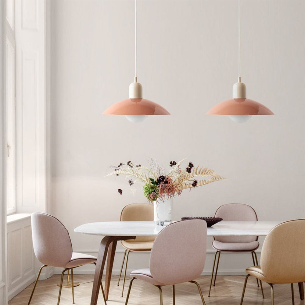 Macaron | Suspension Bauhaus en Verre Coloré – Éclairage Élégant et Moderne