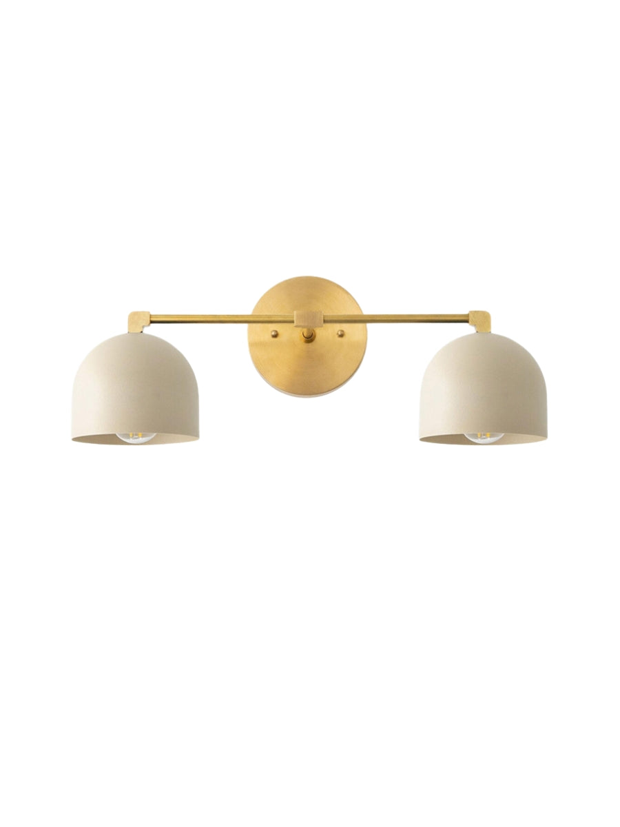 Applique Murale Laiton Style Vintage pour Salle de Bain