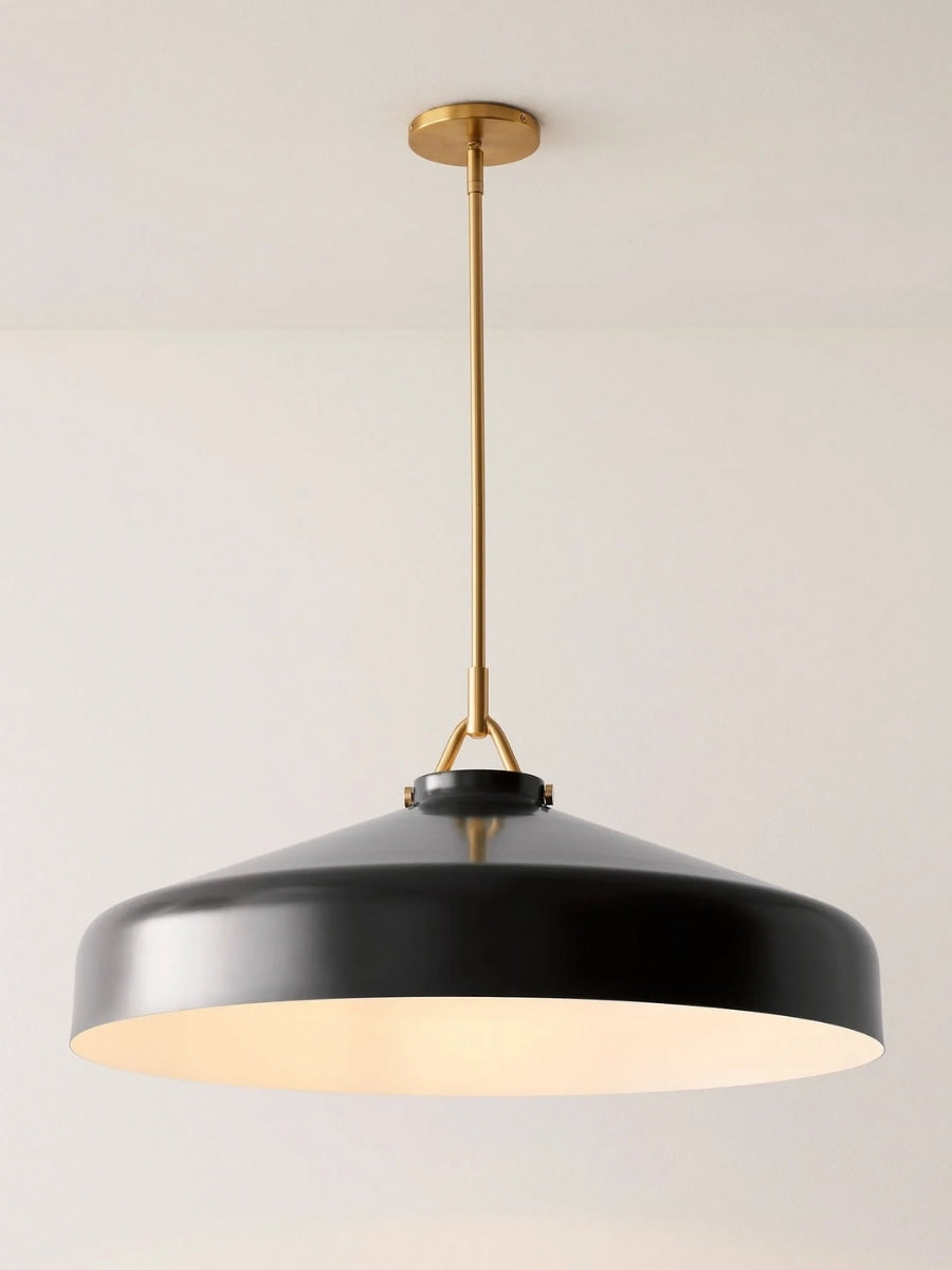 Suspension Nordique Métal Minimaliste Verre Dépoli