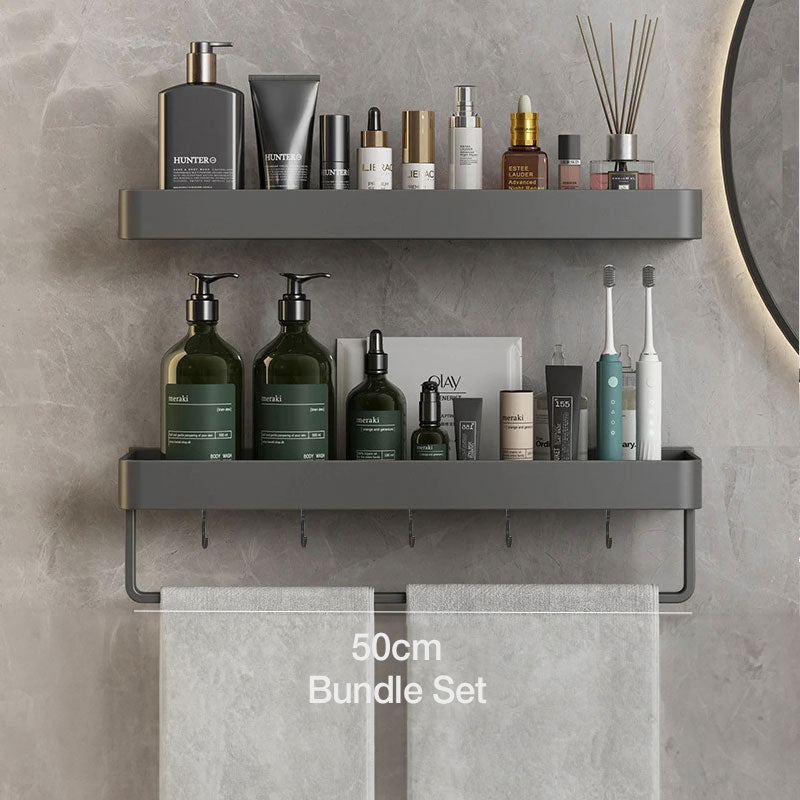 Étagère Murale Élégante pour Salle de Bain