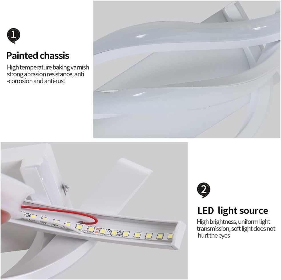 Applique Murale LED 22W Moderne Design en Spirale