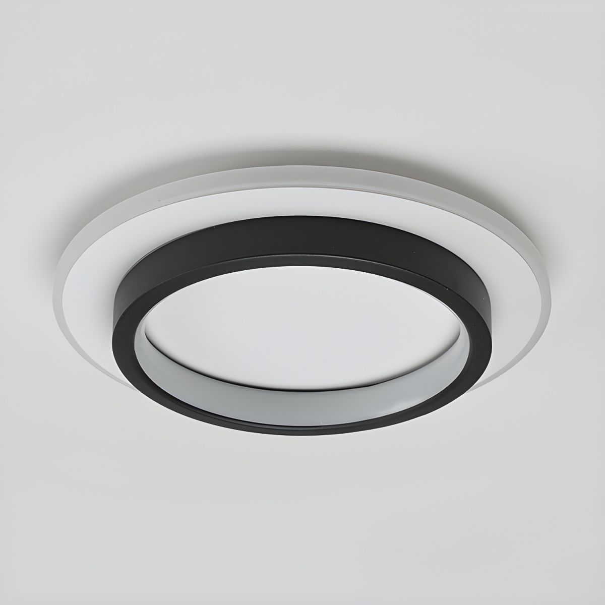 Plafonniers LED Ronds | Métal et Acrylique pour Couloir