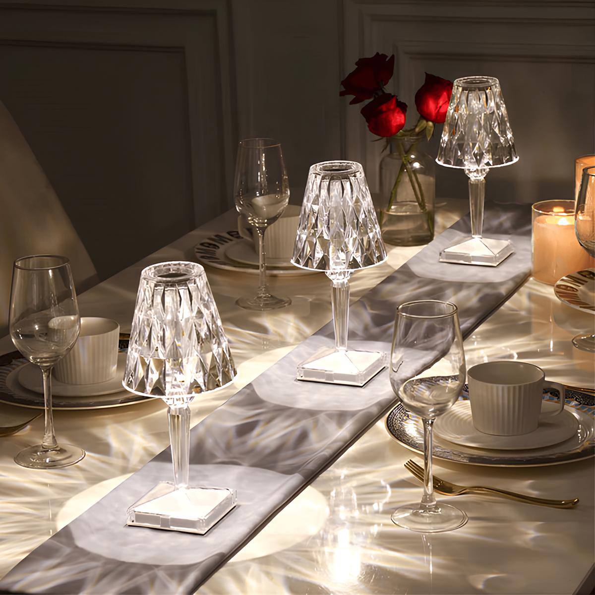 Lampe Cristal Scintillante | Éclairage Élégant et Raffiné