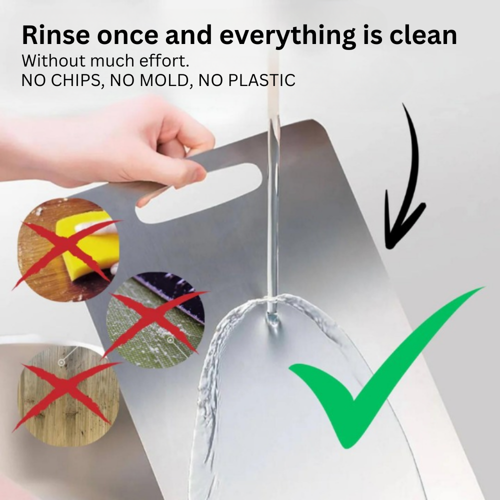 Planche à Découper Titane Médical – Hygiénique et Durable