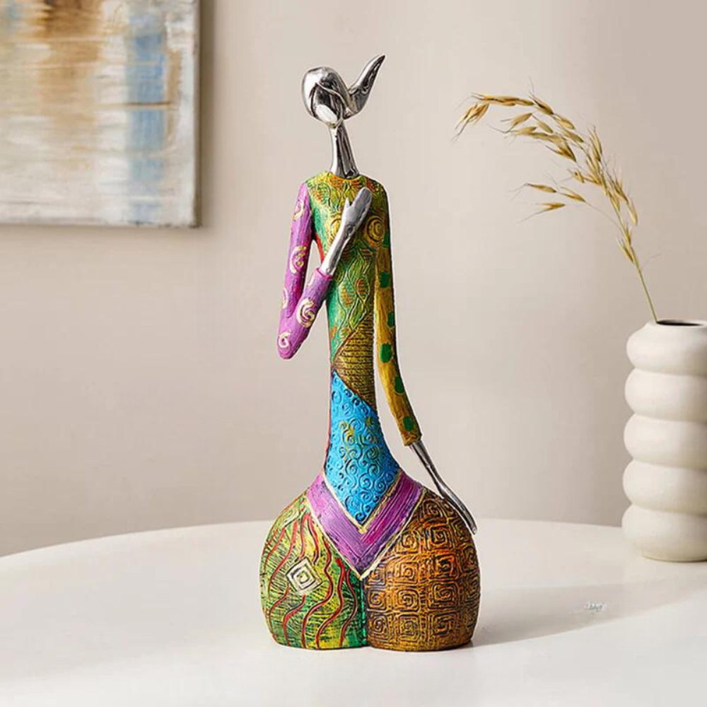 Sculptures Féminines Abstraites – Élégance, Force et Identité en Couleur