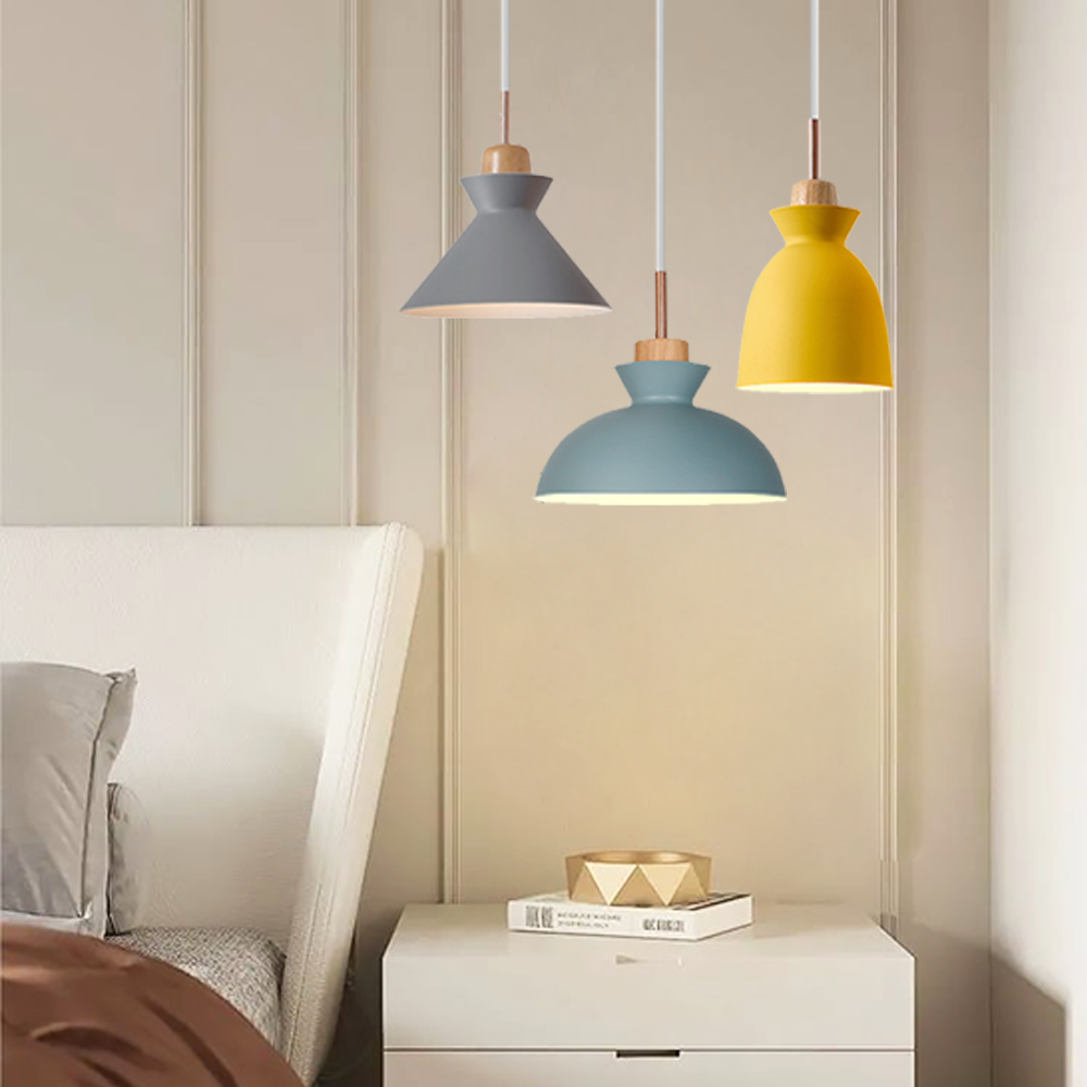 Suspension Scandinave en Bois Design Minimaliste