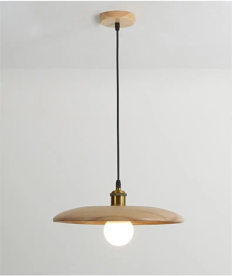 Dopwii Lampe de Plafond en Bois Fusion Artistique et Design Moderne
