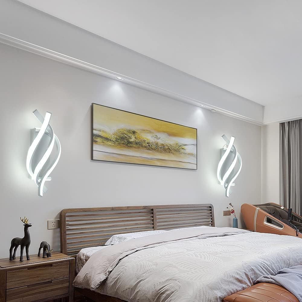 Applique Murale LED 22W Moderne Design en Spirale