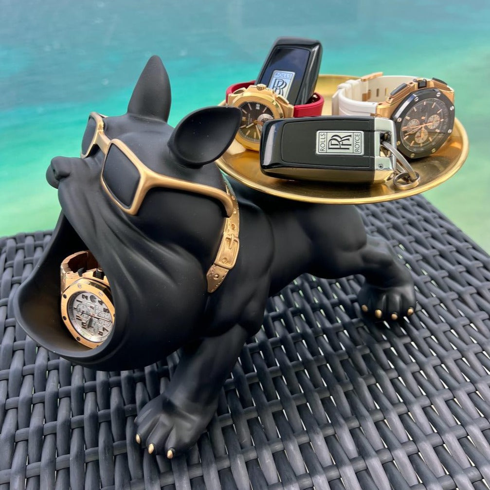 Panier de Rangement et Plateau Bodybuilder Bulldog | Design Original et Pratique