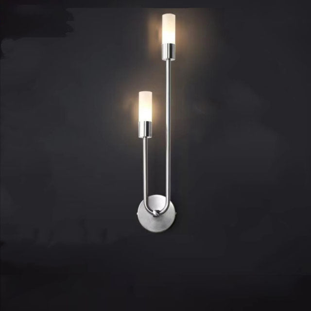 Applique Murale LED Moderne en Forme de U – Finition Cuivrée