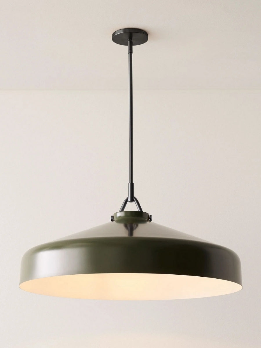 Suspension Nordique Métal Minimaliste Verre Dépoli