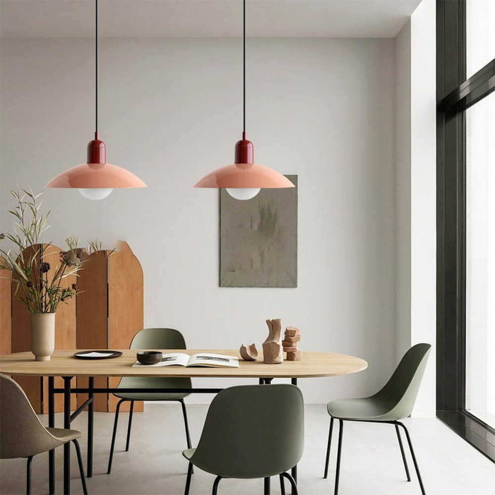 Macaron | Suspension Bauhaus en Verre Coloré – Éclairage Élégant et Moderne