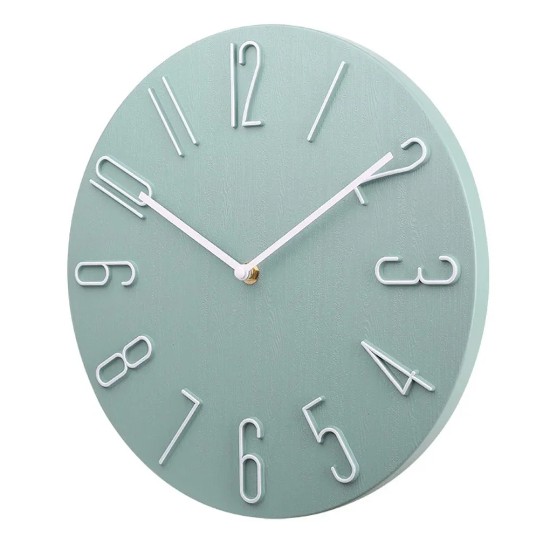 Horloge Murale Élégante Kiklos – Design Coloré et Silencieux pour une Déco Moderne