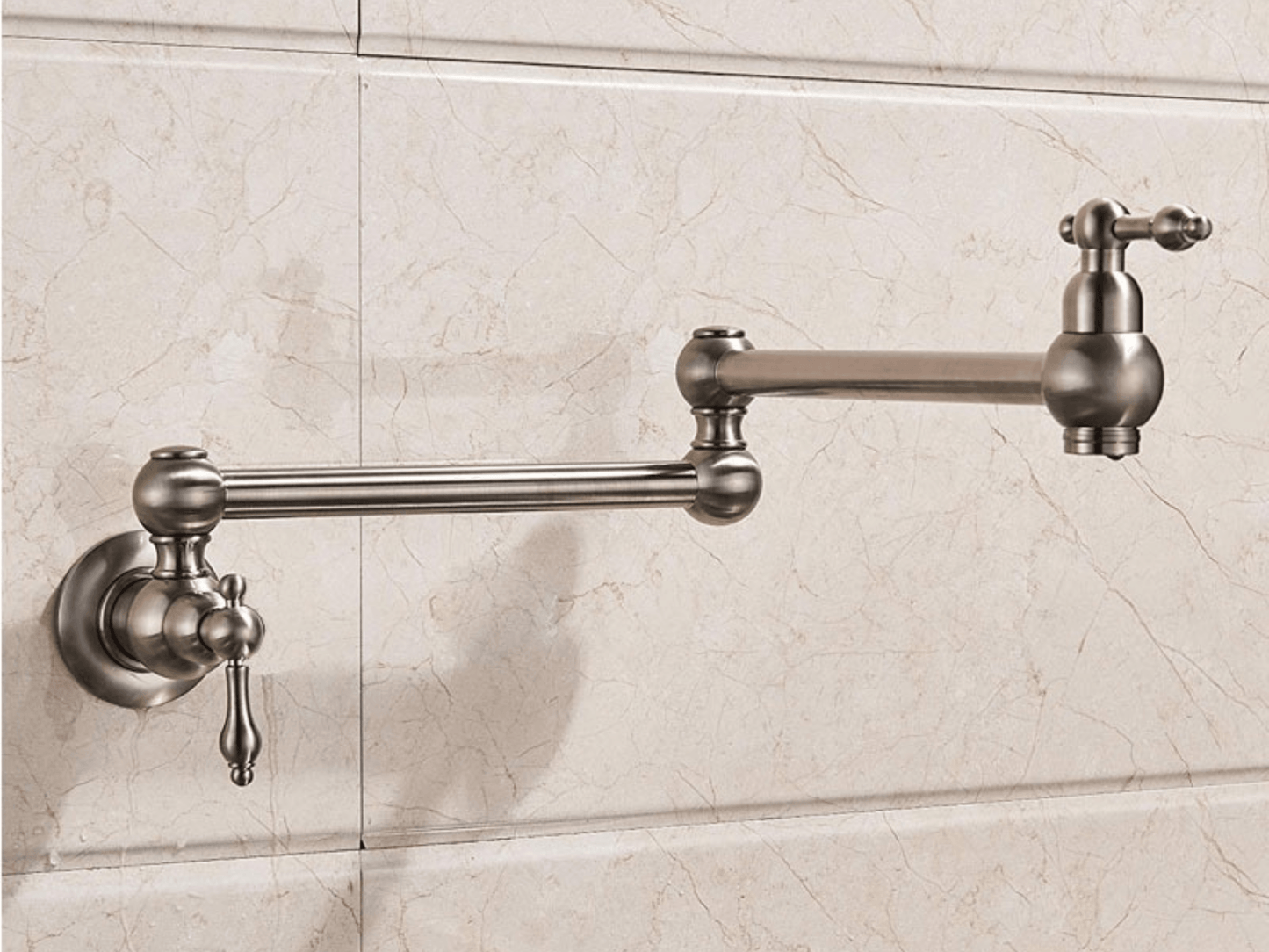 Mitigeur Mural Cuisine Savea Robinet Pot Filler Laiton