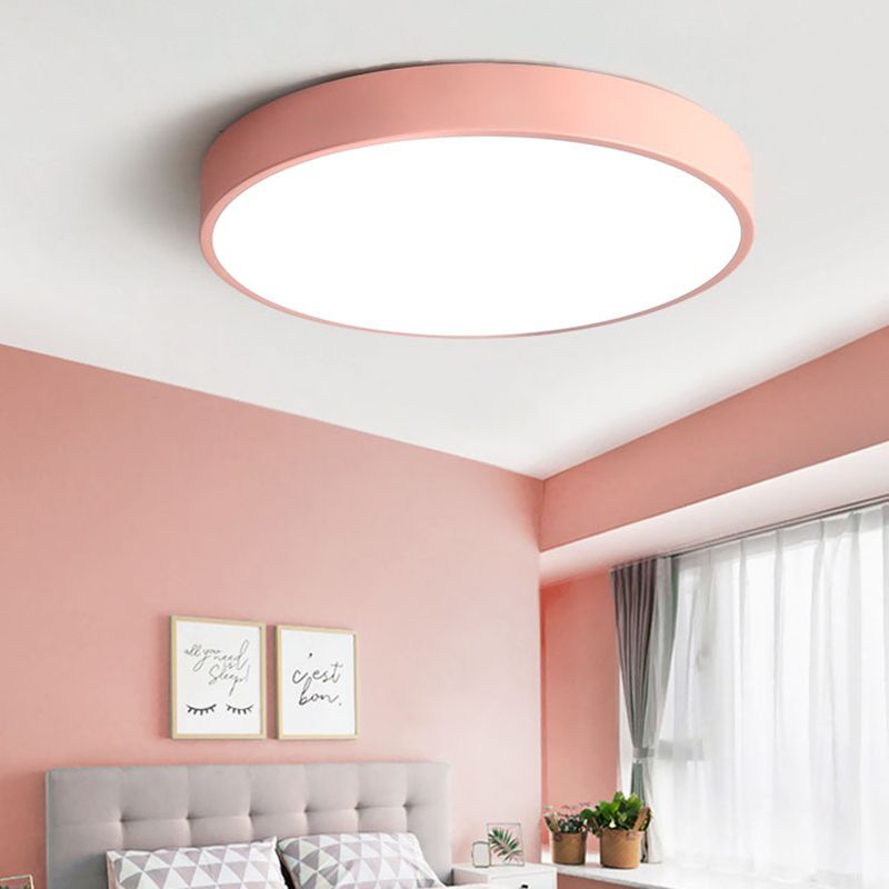 PastelRing | Lampe Plafond Ronde Ultra-Plate au Design Moderne