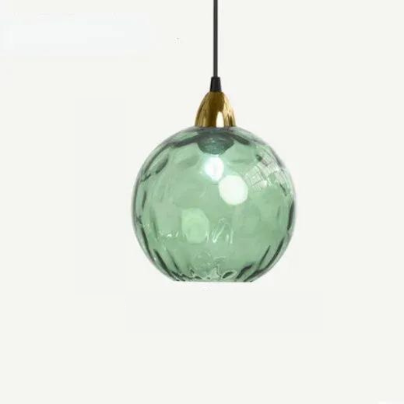 LumièreVerre | Suspension en Verre Sphérique | Éclairage Élégant et Moderne