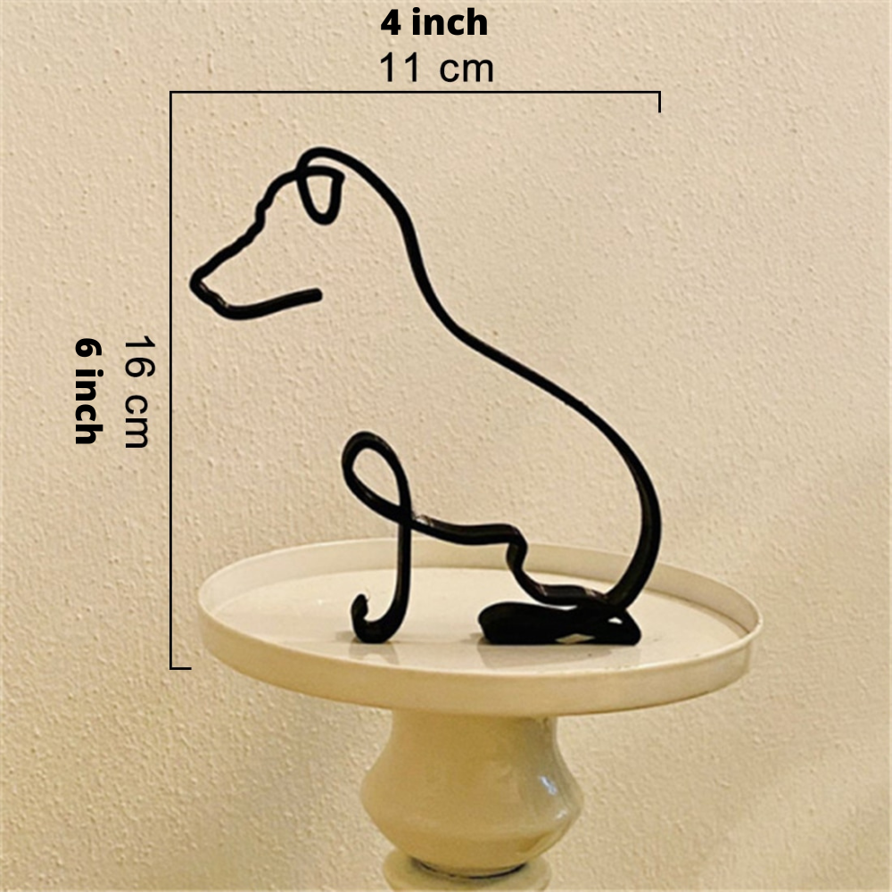 Sculptures Déco en Fer – Chiens et Chats Artistiques pour Maison et Bureau