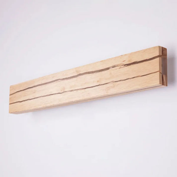 Applique Murale Fissurée en Bois – Design Naturel et Éclairage Moderne