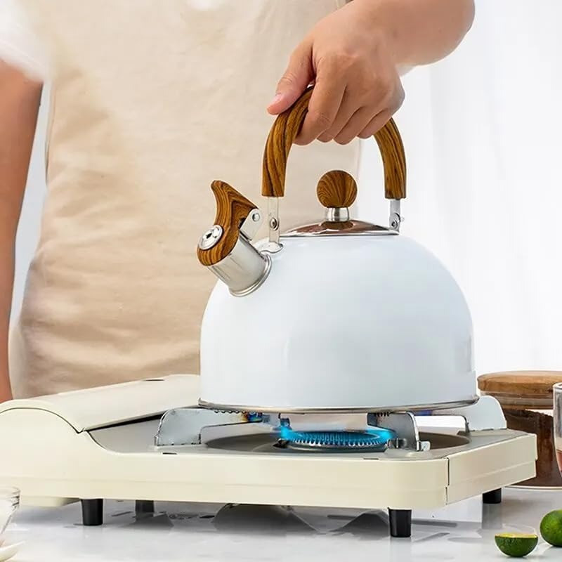 Bouilloire à Sifflet en Acier Inoxydable – Élégance, Sécurité et Grande Capacité