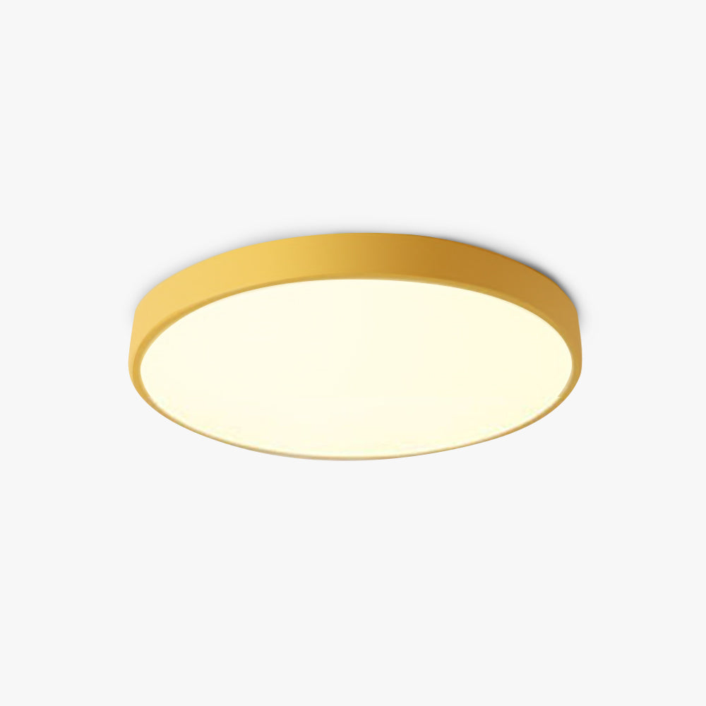 PastelRing | Lampe Plafond Ronde Ultra-Plate au Design Moderne