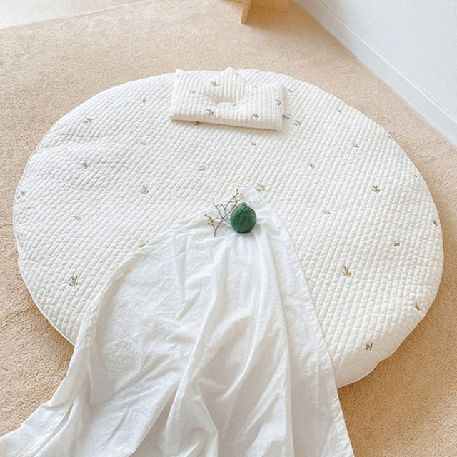 Tapis d’Éveil Bébé avec Motif Ours – Confort et Sécurité pour les Premiers Mouvements