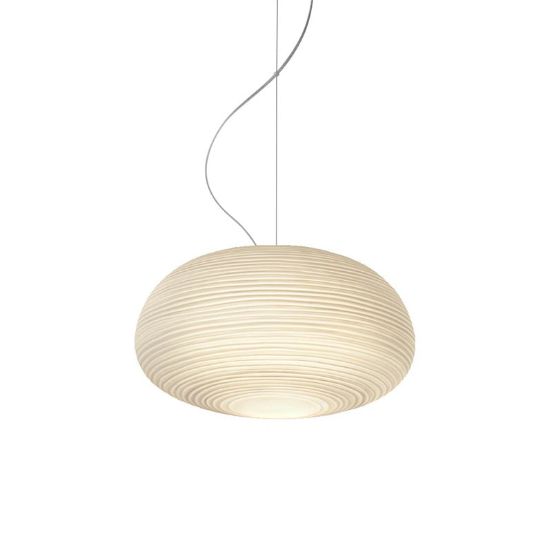 Suspension Moderne en Verre Strié Design Contemporain