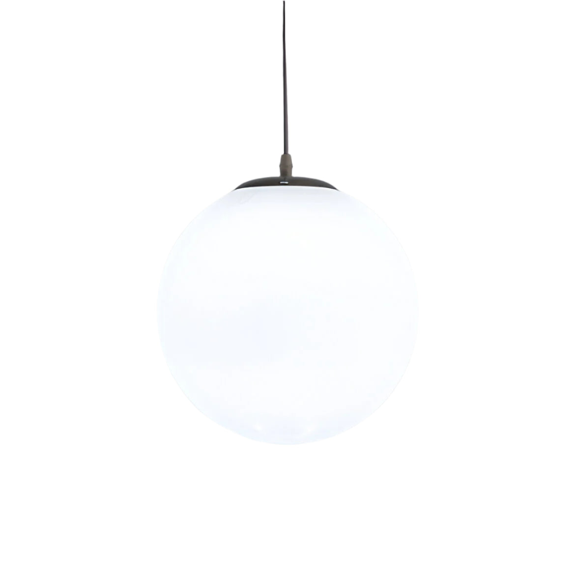 Suspension Globe Nordique en Verre Opalin