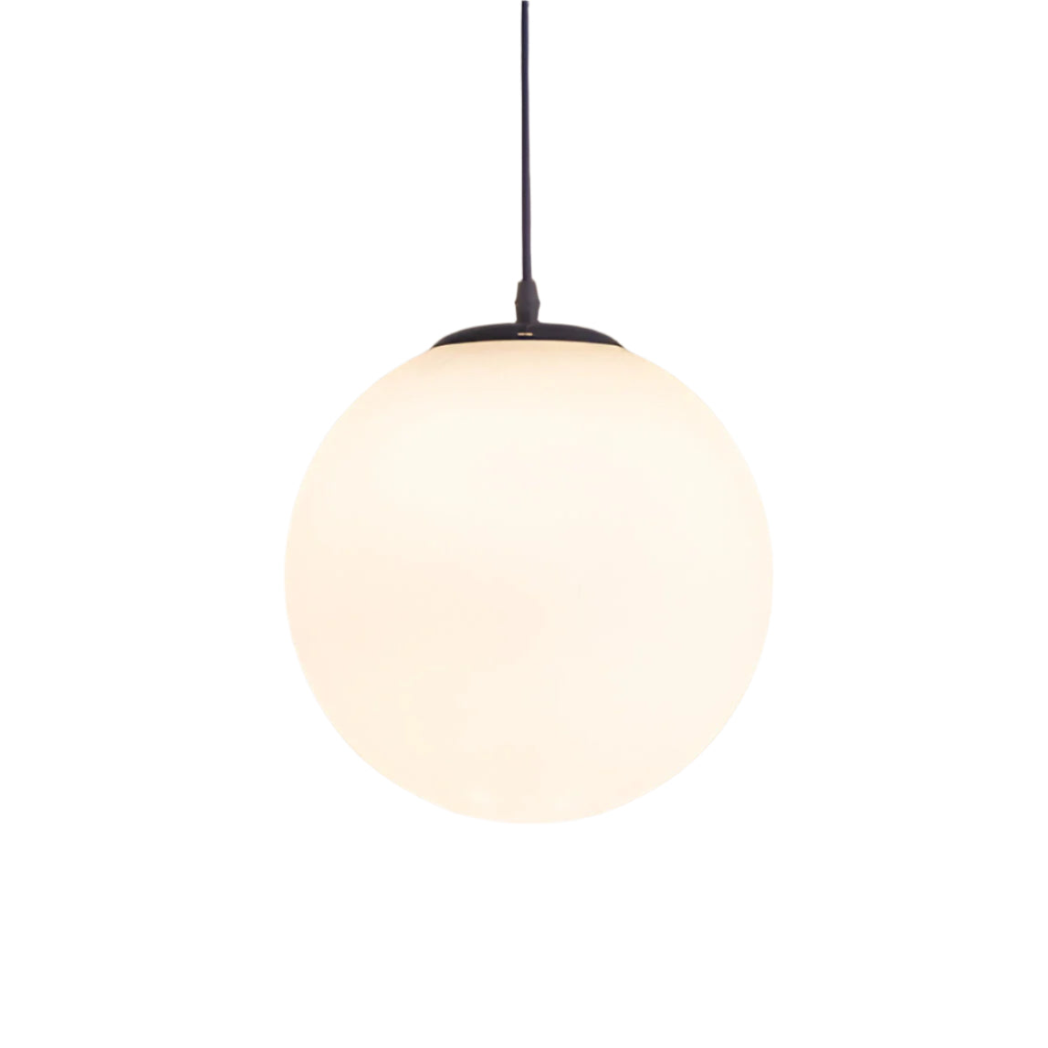 Suspension Globe Nordique en Verre Opalin