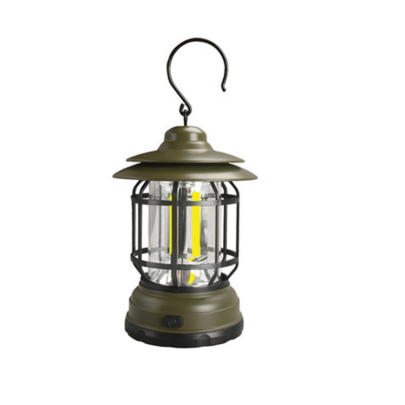 Lampe Camping Rétro LED Portable – Recharge USB