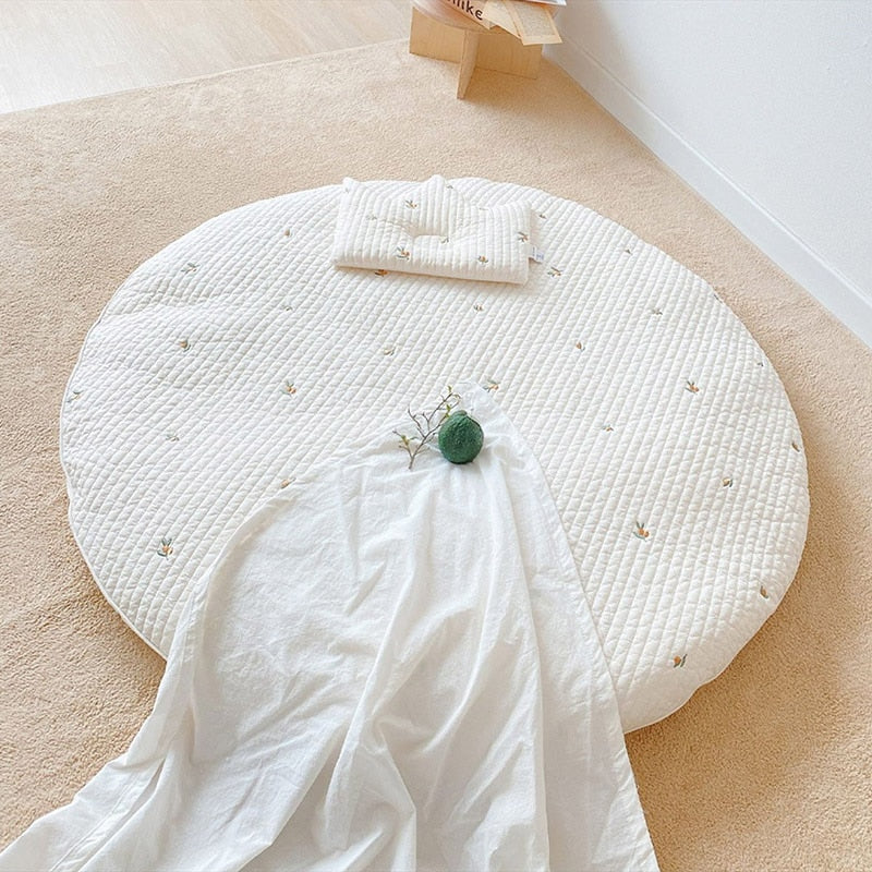 Tapis d’Éveil Bébé avec Motif Ours – Confort et Sécurité pour les Premiers Mouvements