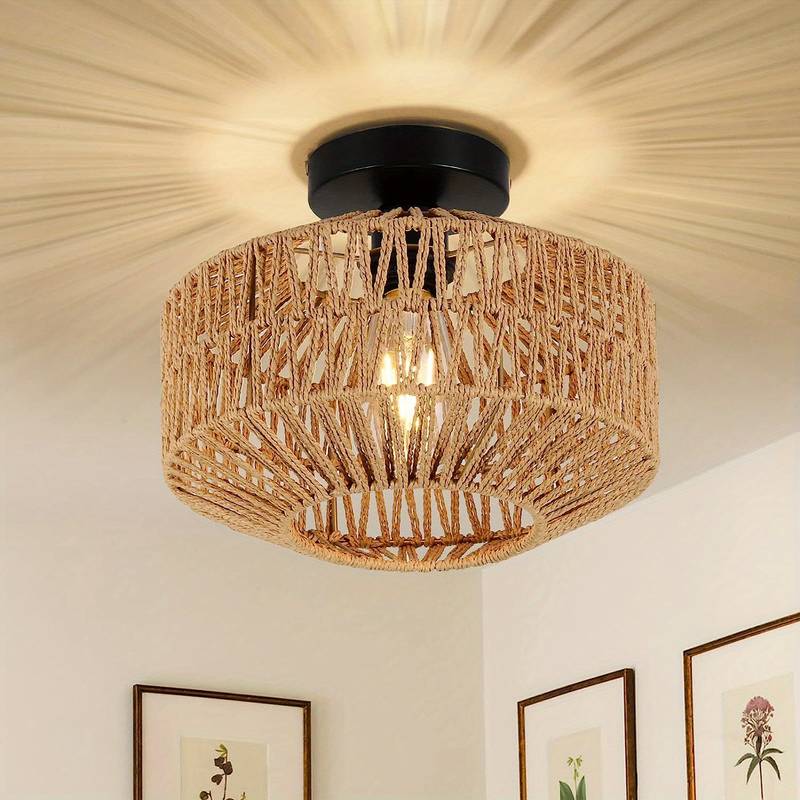 Lampe de Plafond Bohémienne Éclairage Bohème Élégant pour Votre Intérieur