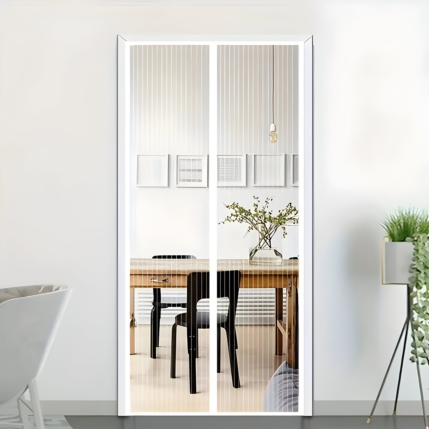 Moustiquaire Magnétique Auto-Fermante pour Porte
