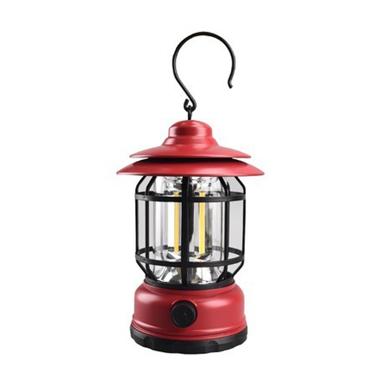 Lampe Camping Rétro LED Portable – Recharge USB