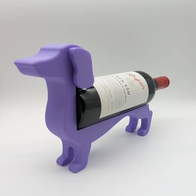 Porte-Bouteilles Original en Forme de Teckel – Une Touche Ludique pour Vos Moments de Dégustation