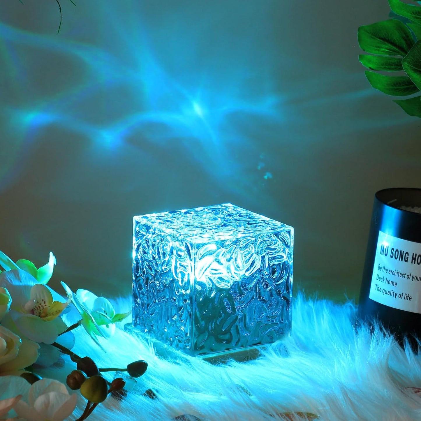 Aurora Lumières Boréales Cube | Décoration Lumineuse Inspirée des Aurores Boréales
