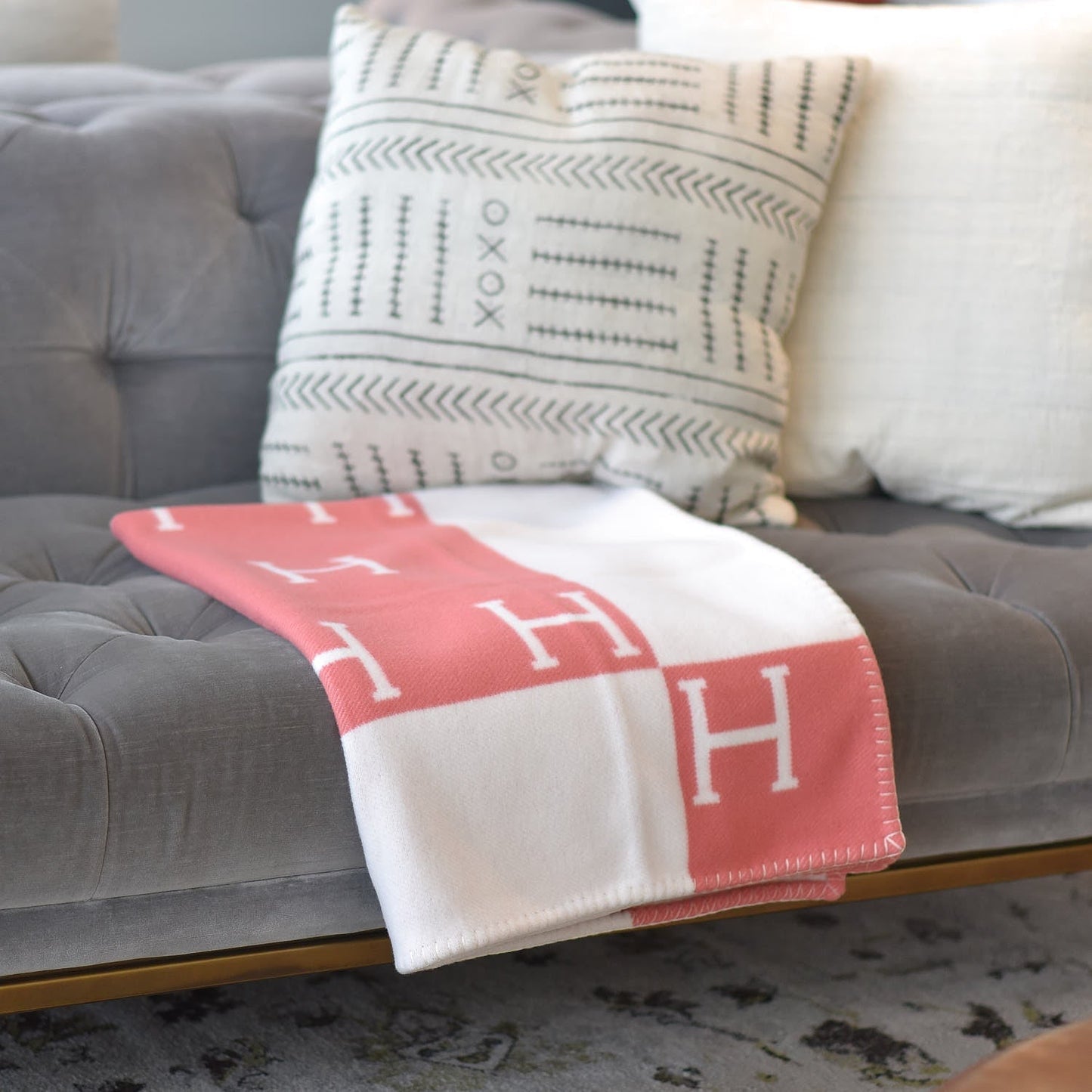 Plaid Luxueux Laine & Cachemire, 140 x 170 cm