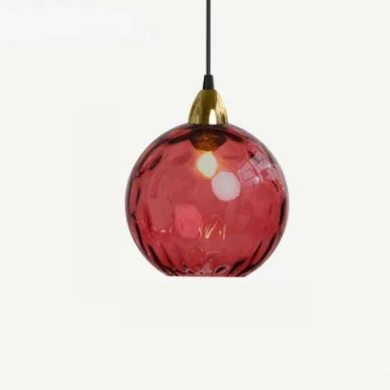 LumièreVerre | Suspension en Verre Sphérique | Éclairage Élégant et Moderne