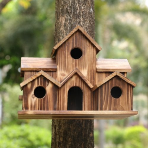 Nichoir SongbirdHaven – Maison pour Oiseaux Conviviale et Élégante