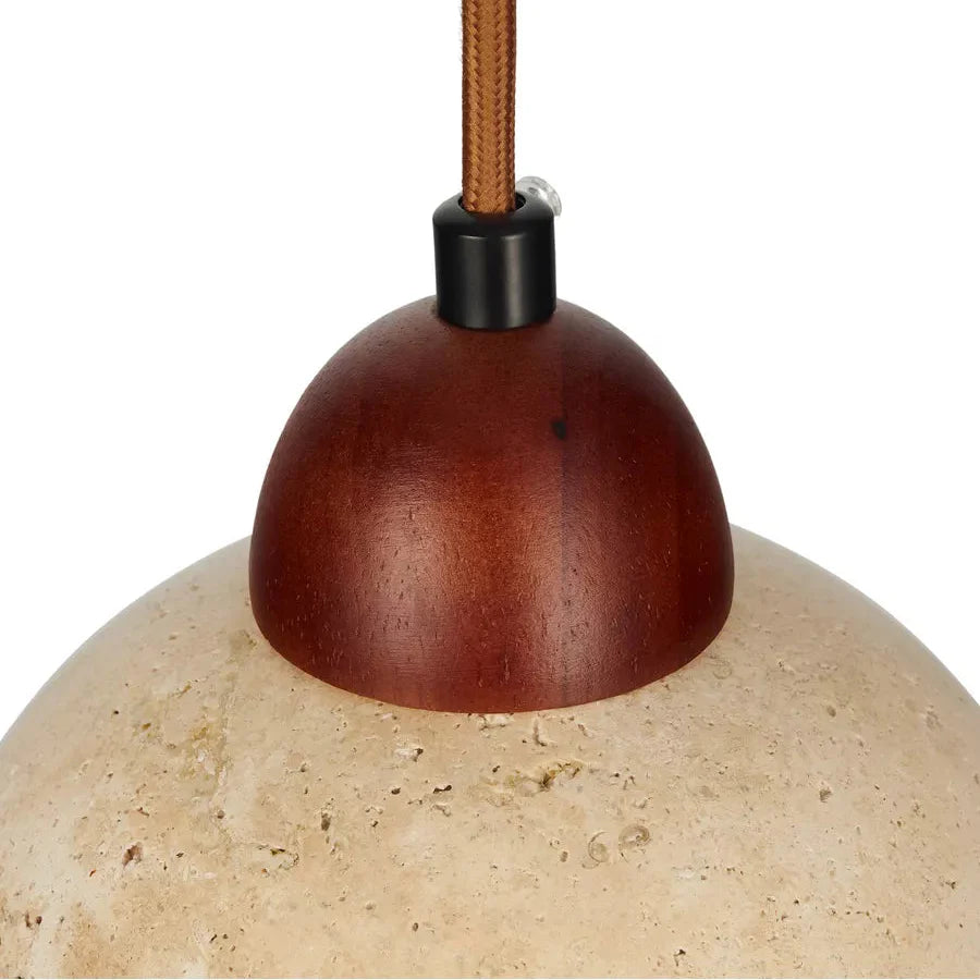 Suspension Élégante en Pierre Naturelle – Minimalisme et Raffinement Inspirés du Japon
