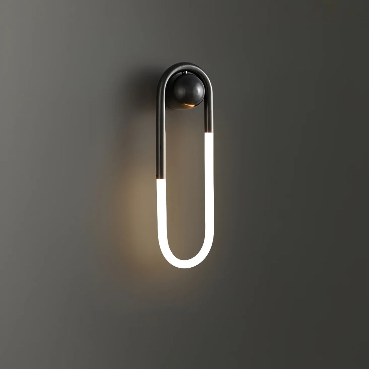 Applique Murale Boucle LED – Laiton ou Noir Moderne