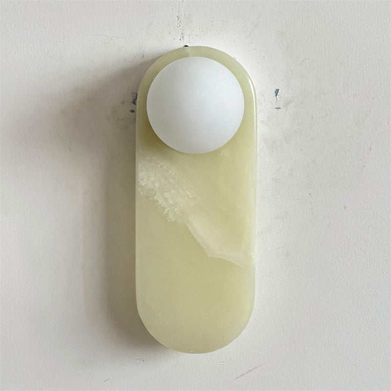 Applique Murale Jade Lucie – Pierre & Verre Élégants