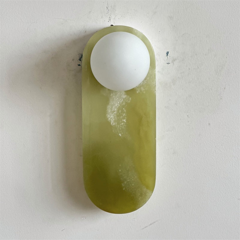 Applique Murale Jade Lucie – Pierre & Verre Élégants