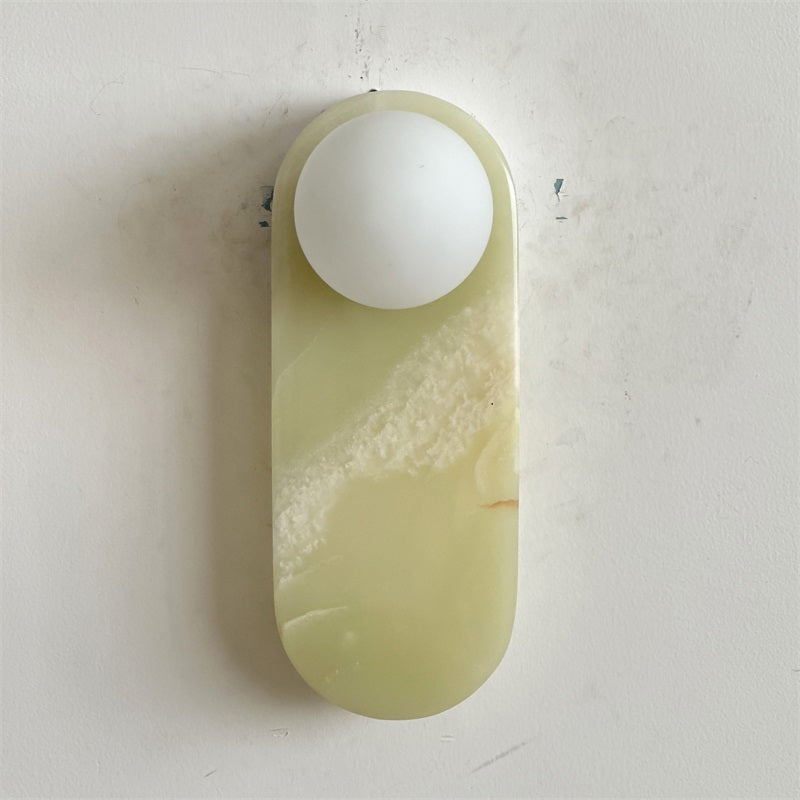 Applique Murale Jade Lucie – Pierre & Verre Élégants