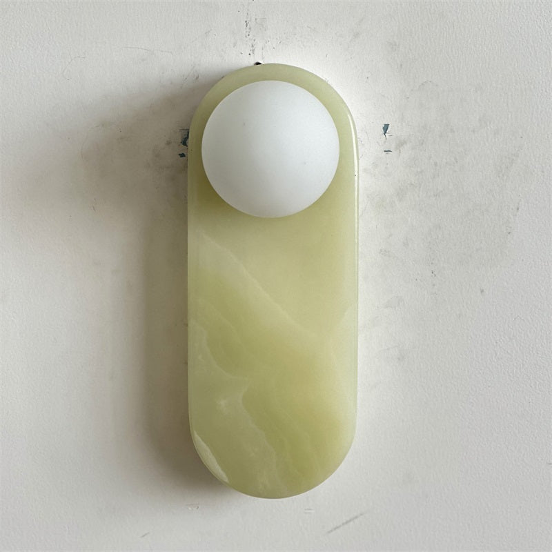 Applique Murale Jade Lucie – Pierre & Verre Élégants