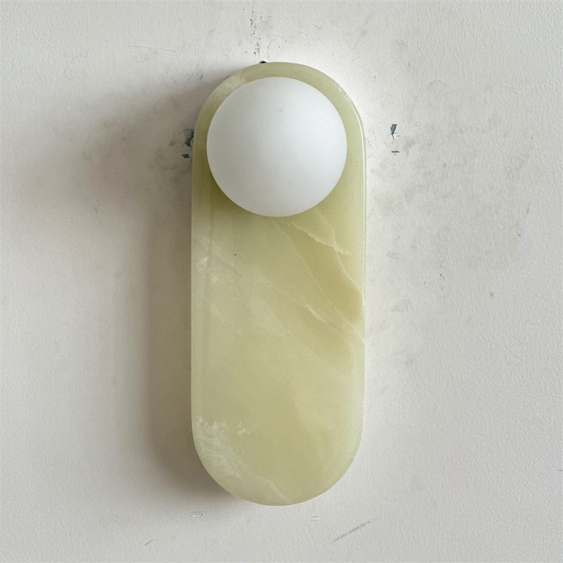 Applique Murale Jade Lucie – Pierre & Verre Élégants