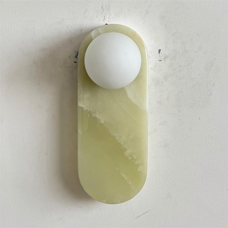 Applique Murale Jade Lucie – Pierre & Verre Élégants