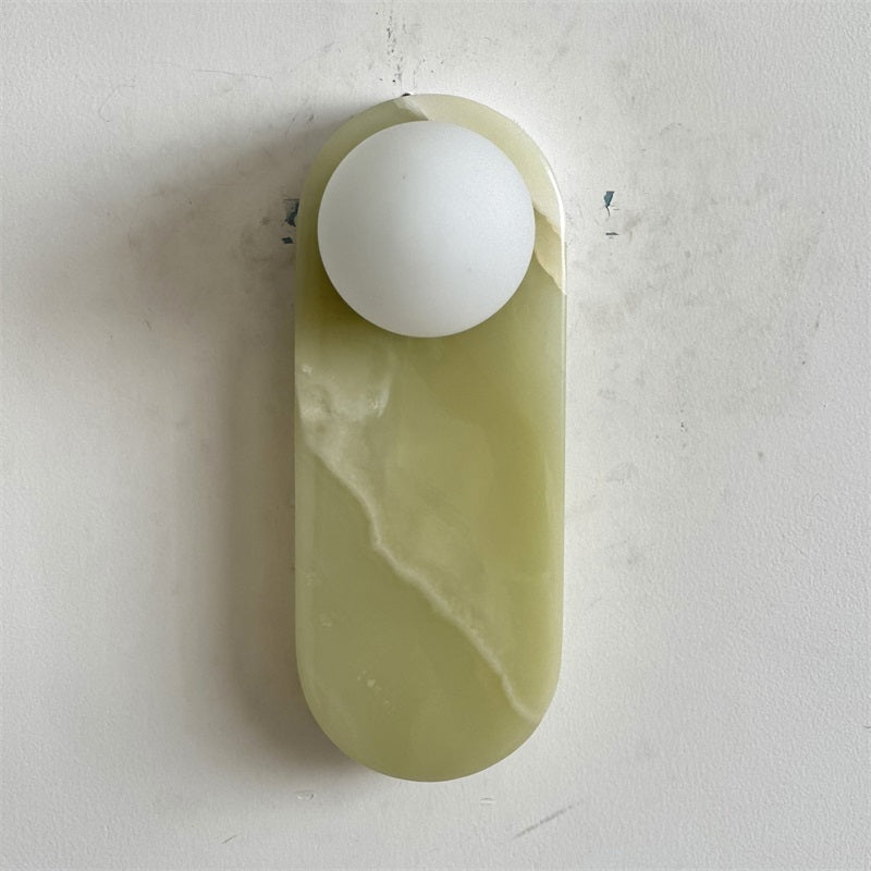 Applique Murale Jade Lucie – Pierre & Verre Élégants