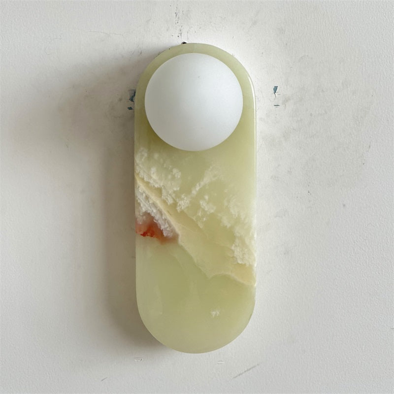 Applique Murale Jade Lucie – Pierre & Verre Élégants