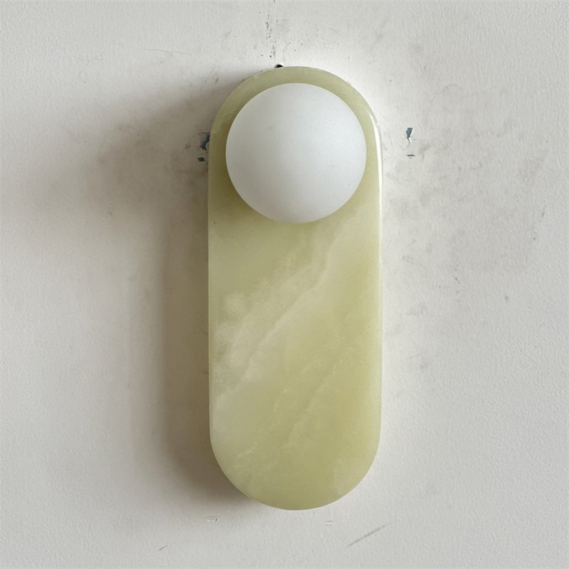 Applique Murale Jade Lucie – Pierre & Verre Élégants