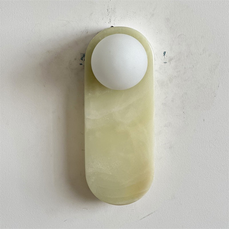Applique Murale Jade Lucie – Pierre & Verre Élégants